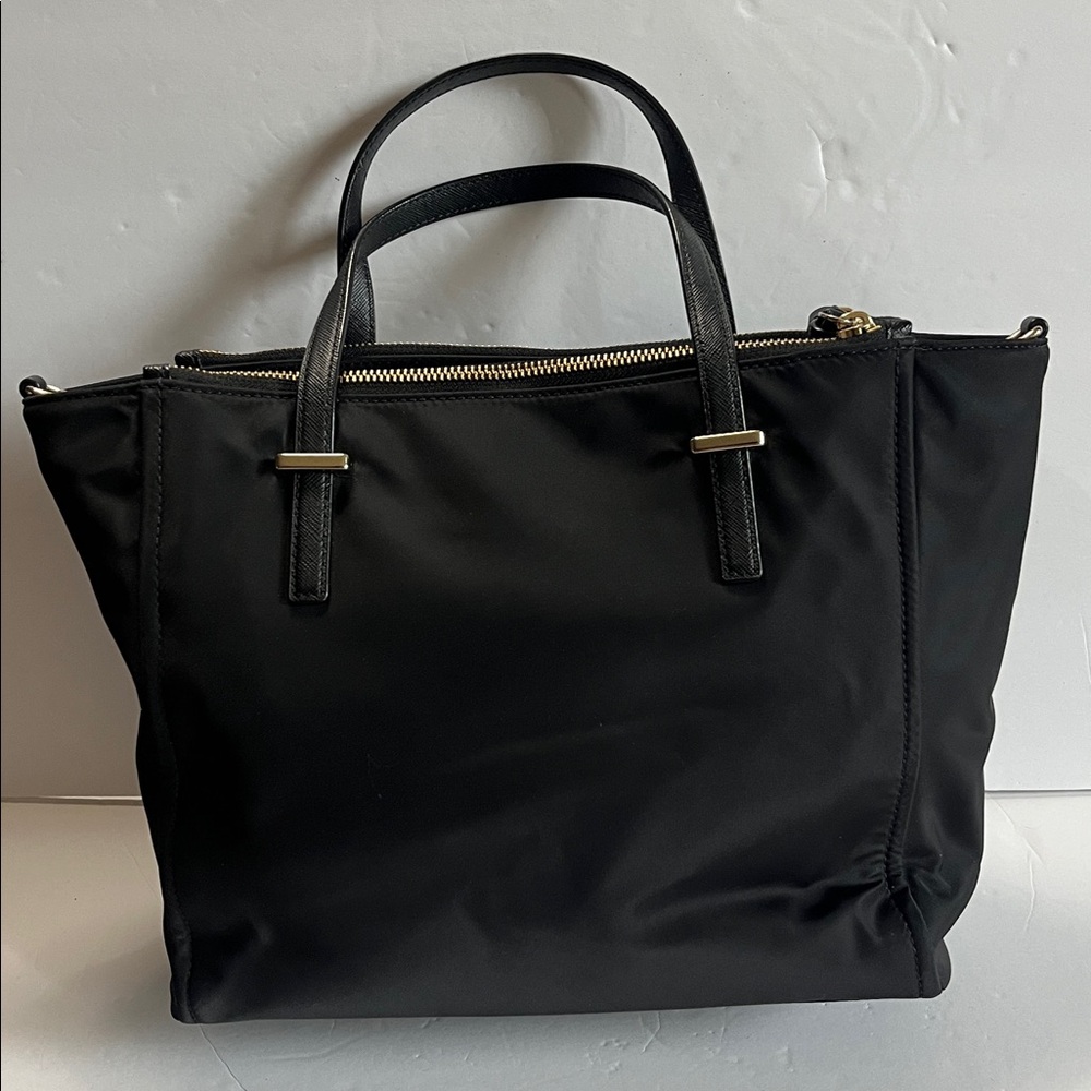 KATE SPADE NEW YORK 
Wilson Road Alyse black nylon satchel - Picture 2 of 8